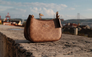 Brown Coach handbag