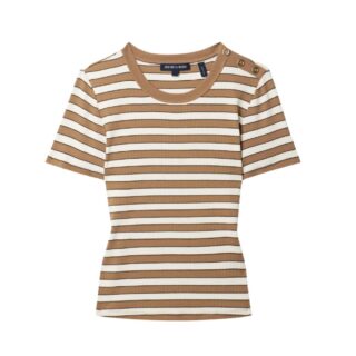 Veronica Beard Draya Striped T-shirt