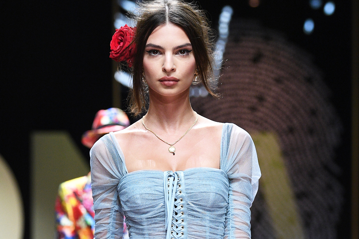 Emily Ratajkowski Just Walked The Runway At Milan Fashion Week