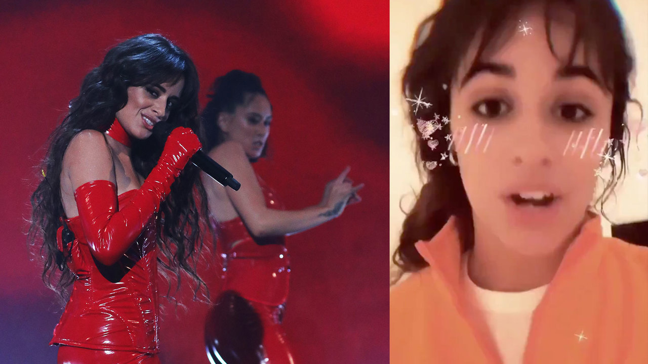 Camila Cabello health update after falling off stage marie claire